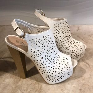 High Heeled Wedge Shoes